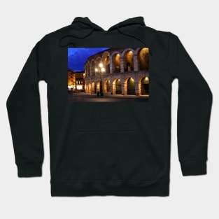 Night at the Arena in Verona Hoodie